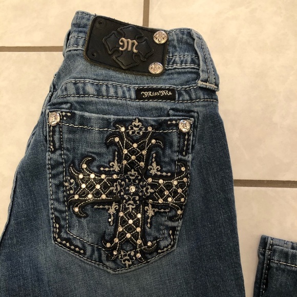 miss me jeans cross pocket